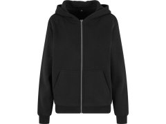 Build your Brand BY 290 Dámská mikina s kapucí z těžké bavlny "Fluffy" 56.0290 black