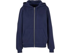 Build your Brand BY 290 Dámská mikina s kapucí z těžké bavlny "Fluffy" 56.0290 navy