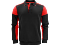 Printer Prime Polosweater Polo mikina 61.2060 black/red