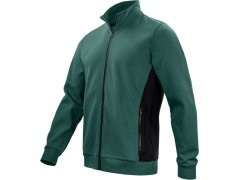 ProJob 2129 Sweatshirt Full Zip Těžká pracovní mikina Doubleface 64.2129 forest green