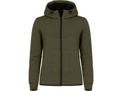 Clique Hayden Sweat Jacket Women Dámská mikina s kapucí 67.1025 fog green