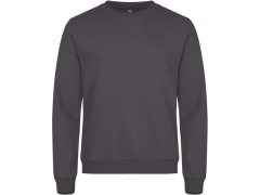 Clique Miami Roundneck Unisex mikina 67.1030 metal grey