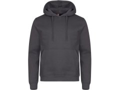 Clique Miami Hoody Unisex mikina s kapucí 67.1031 metal grey