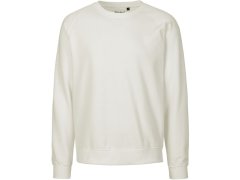 Neutral O 63001 Unisex raglánová mikina z bio bavlny 77.6301 nature