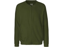 Neutral O 73501 Unisex mikina z bio bavlny 77.7301 military