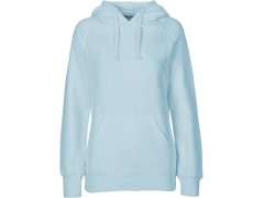 Neutral O 83101 Dámská mikina s kapucí z bio bavlny 77.8311 light blue