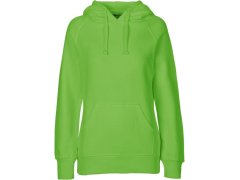 Neutral O 83101 Dámská mikina s kapucí z bio bavlny 77.8311 lime
