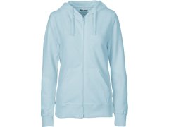 Neutral O 83301 Dámská mikina s kapucí z bio bavlny 77.8331 light blue