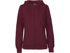 Neutral O 83301 Dámská mikina s&nbsp;kapucí z&nbsp;bio bavlny 77.8331 bordeaux