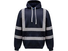 Yoko HVK 05 Hi-Vis mikina s&nbsp;kapucí 79.VK05 navy