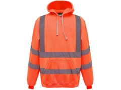 Yoko HVK 05 Hi-Vis mikina s&nbsp;kapucí 79.VK05 hi vis orange