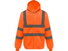 Yoko HVK 07 Hi-Vis mikina s&nbsp;kapucí 79.VK07 hi vis orange