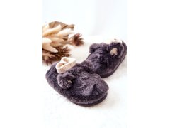 Teplý fleece se švy Tmavě šedá Dessi