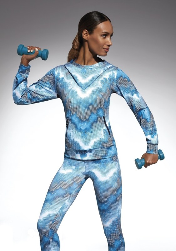 Sportovní dámská mikina Energy Blouse - Bas Bleu - Dámské oblečení mikiny