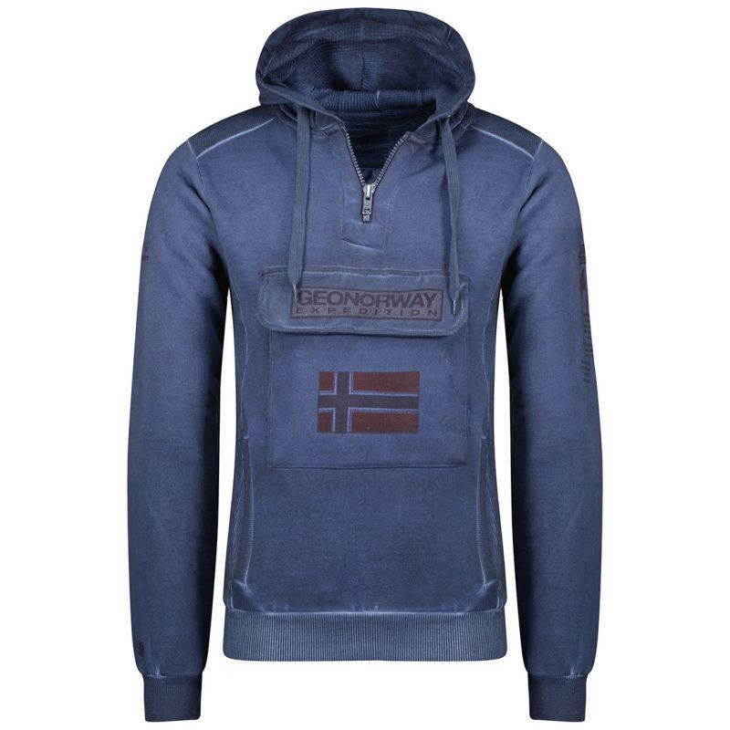 Unisex mikina Gymclass WU8270HGNO Tmavě modrá - GEONORWAY