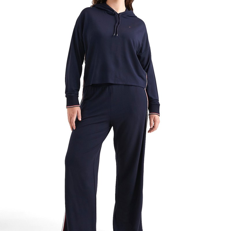 Dámská mikina s kapucí UW0UW04342-DW5 - Tommy Hilfiger Dámská mikina s kapucí UW0UW04342-DW5 - Tommy Hilfiger - Dámské oblečení mikiny