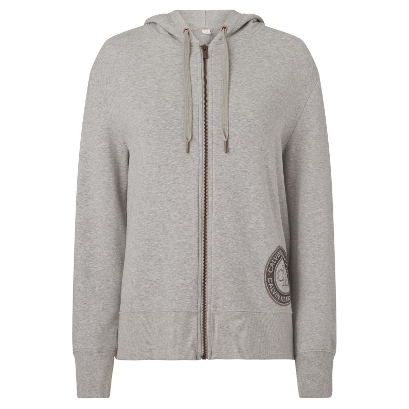 Dámská mikina s kapucí QS6513E-PGK - Calvin Klein - Dámské oblečení mikiny