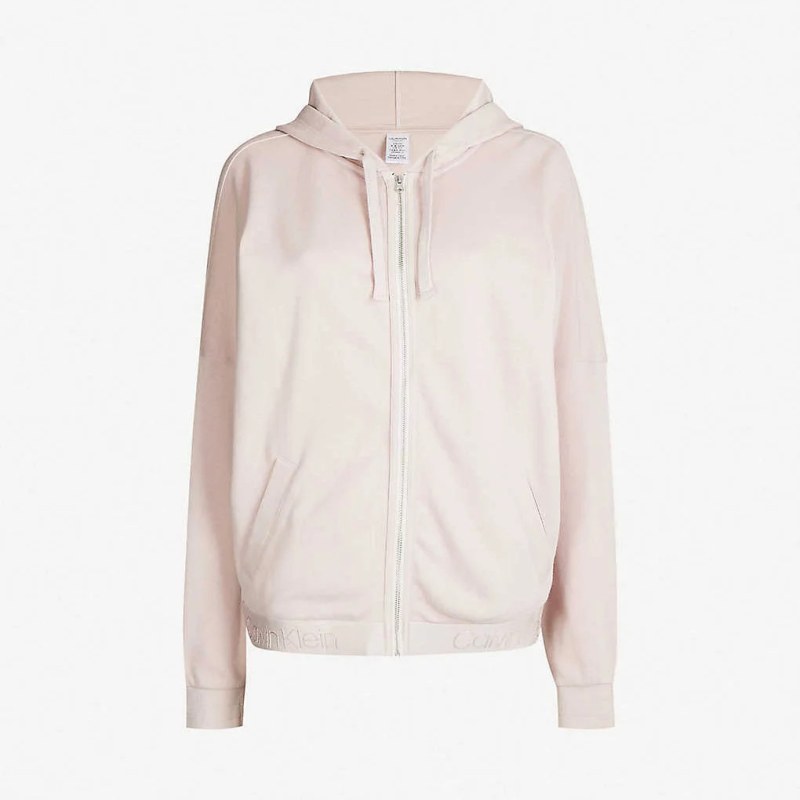 Dámská mikina s&nbsp;kapucí QS6149E-RUD - Calvin Klein - Dámské oblečení mikiny