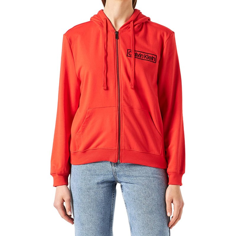 Dámská mikina s kapucí QS6801E-XM9 - Calvin Klein - Dámské oblečení mikiny