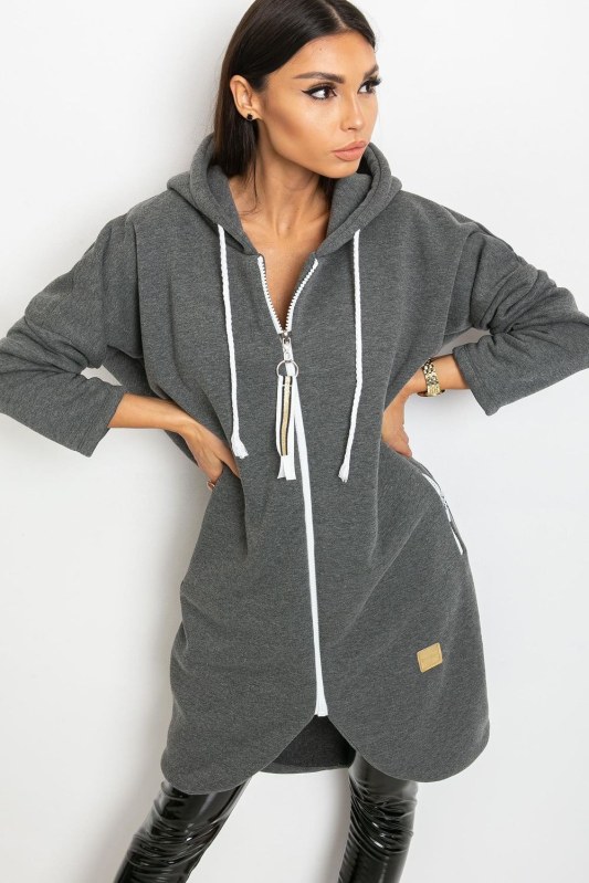 Mikina na zip model 171055 Relevance