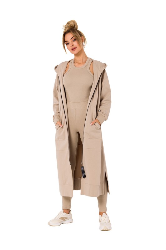Mikina s&nbsp;kapucí model 177608 Moe - Dámské oblečení mikiny