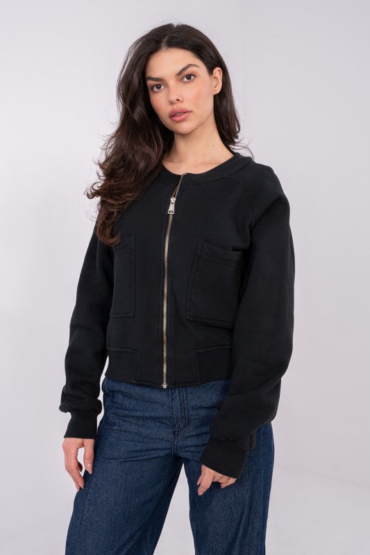 Mikina na zip model 222490 Factory Price