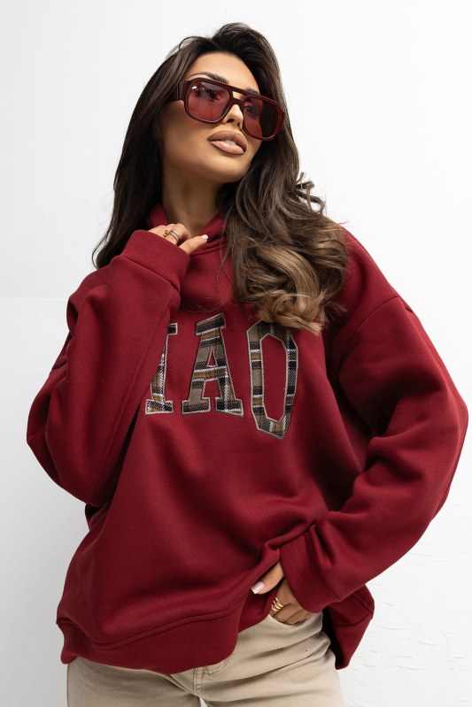 Mikina s&nbsp;kapucí model 222576 Rue Paris - Dámské oblečení mikiny
