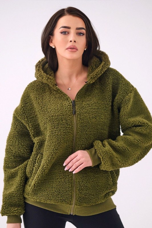 Mikina na zip model 223726 Factory Price