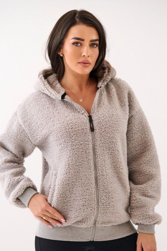 Mikina na zip model 223728 Factory Price