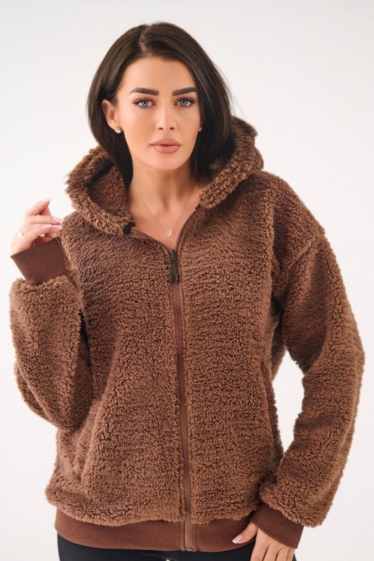 Mikina na zip model 223731 Factory Price