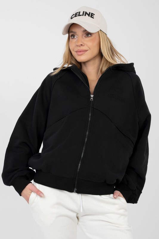 Mikina na zip model 224004 Factory Price