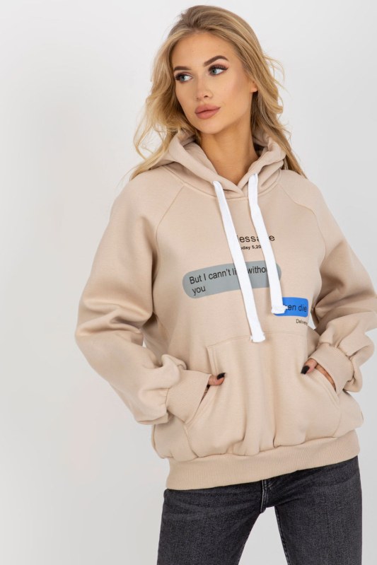 Mikina oversize model 231335 Ex Moda