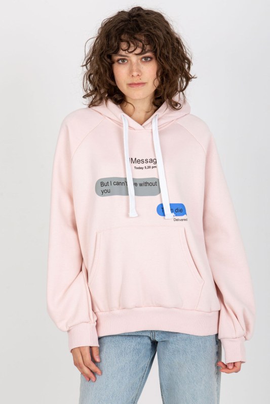 Mikina oversize model 231337 Ex Moda