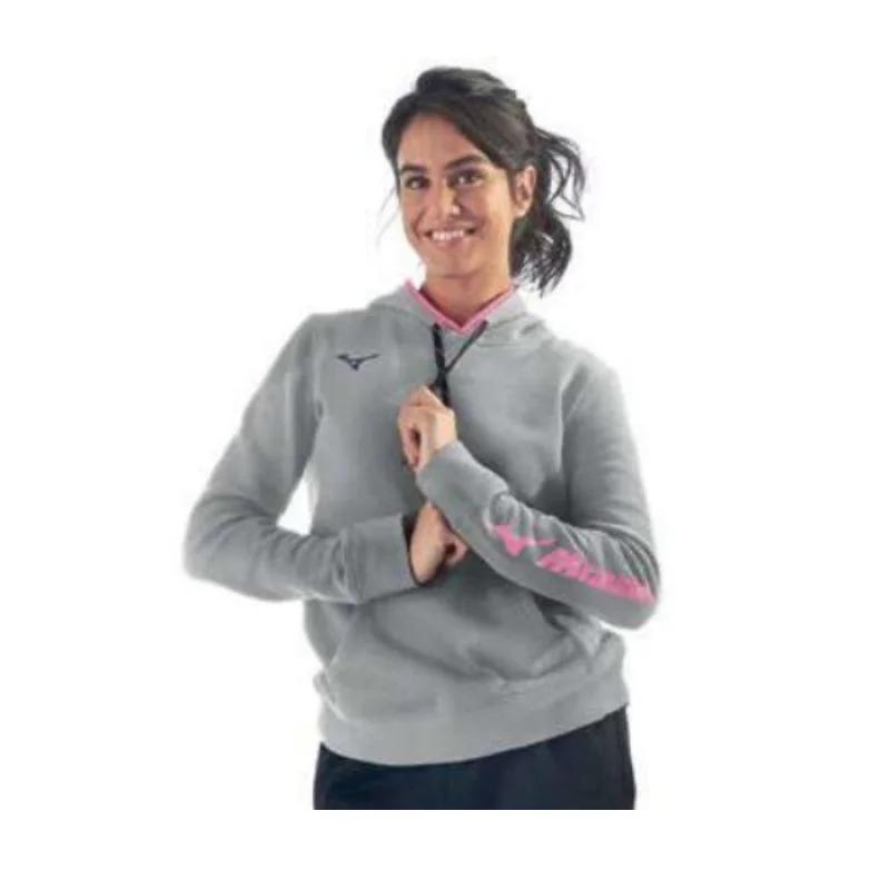 Mizuno Mikina s kapucí W 32EC7208C05 - Dámské oblečení mikiny