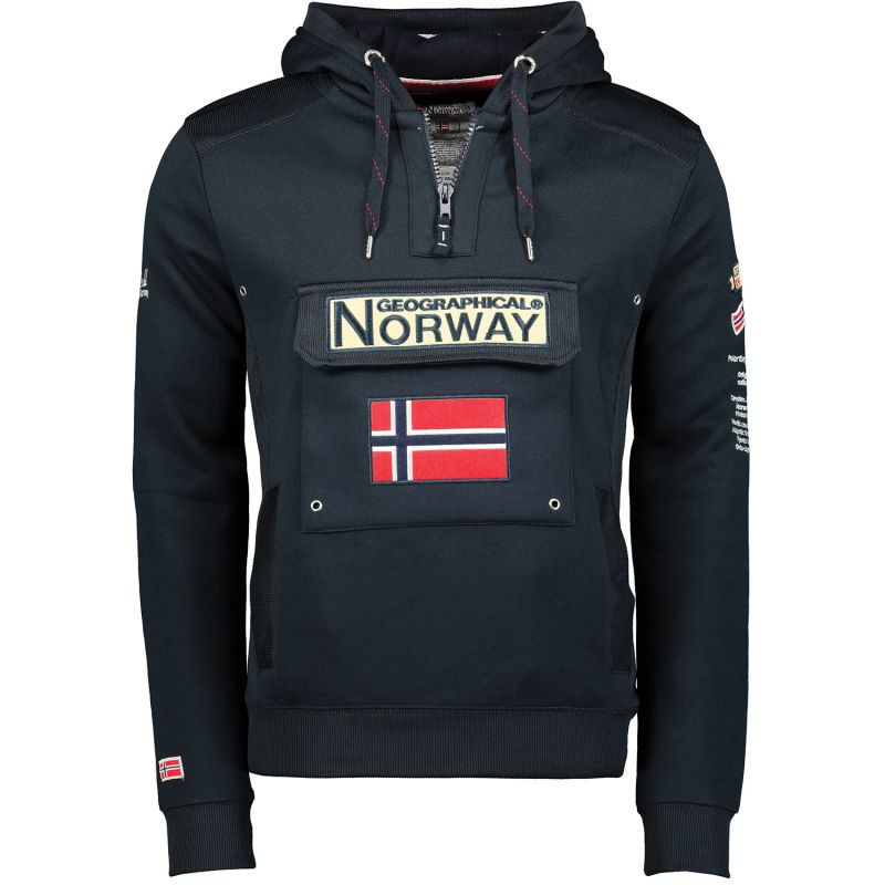 Geografické Norsko Gymclass Db 054 M WW2489H/GN/Navy mikina