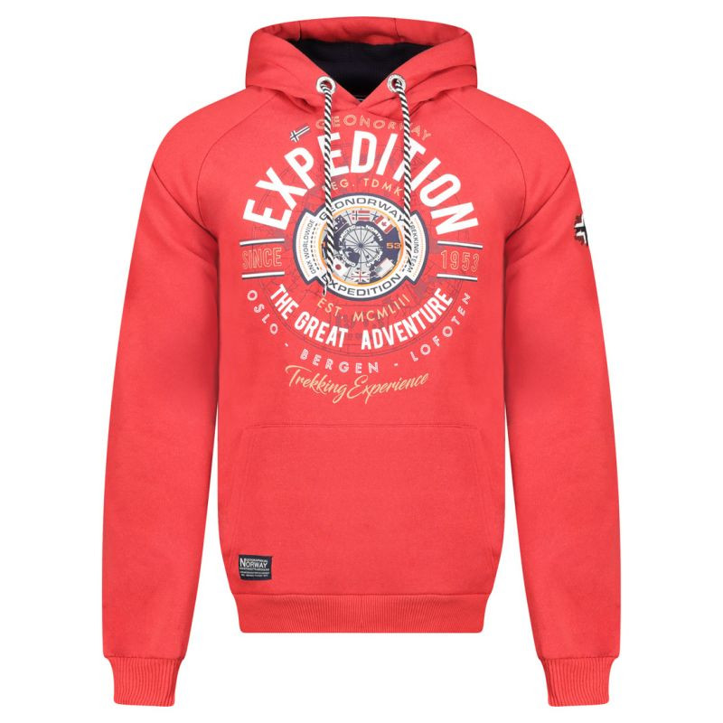 Geografické Norsko Galdemar DB 100 M WZ3020H/GN-Red Mikina