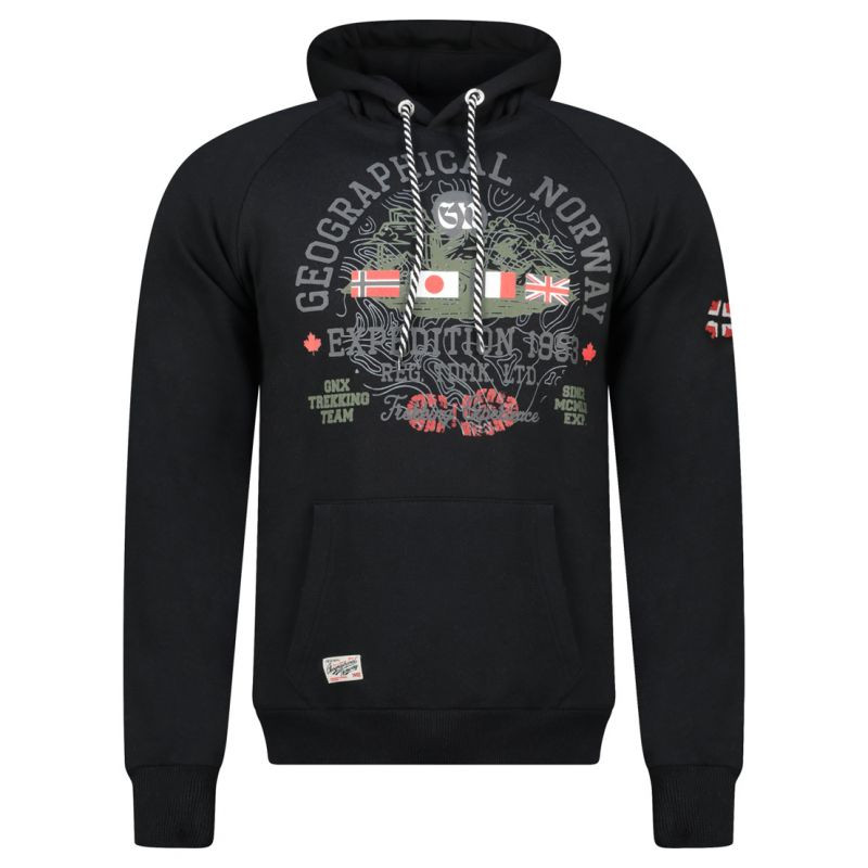Geographical Norway Gexpe DB 100 M WZ3003H/GN-Černá mikina