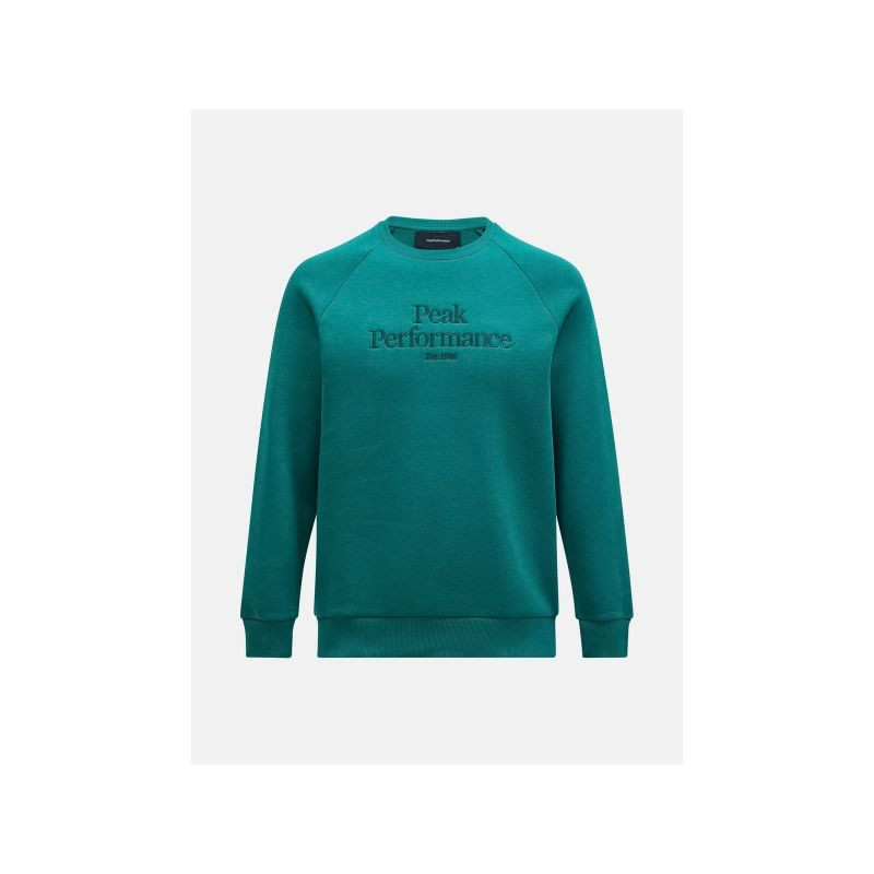 Peak Performance M Original Crew zelená mikina