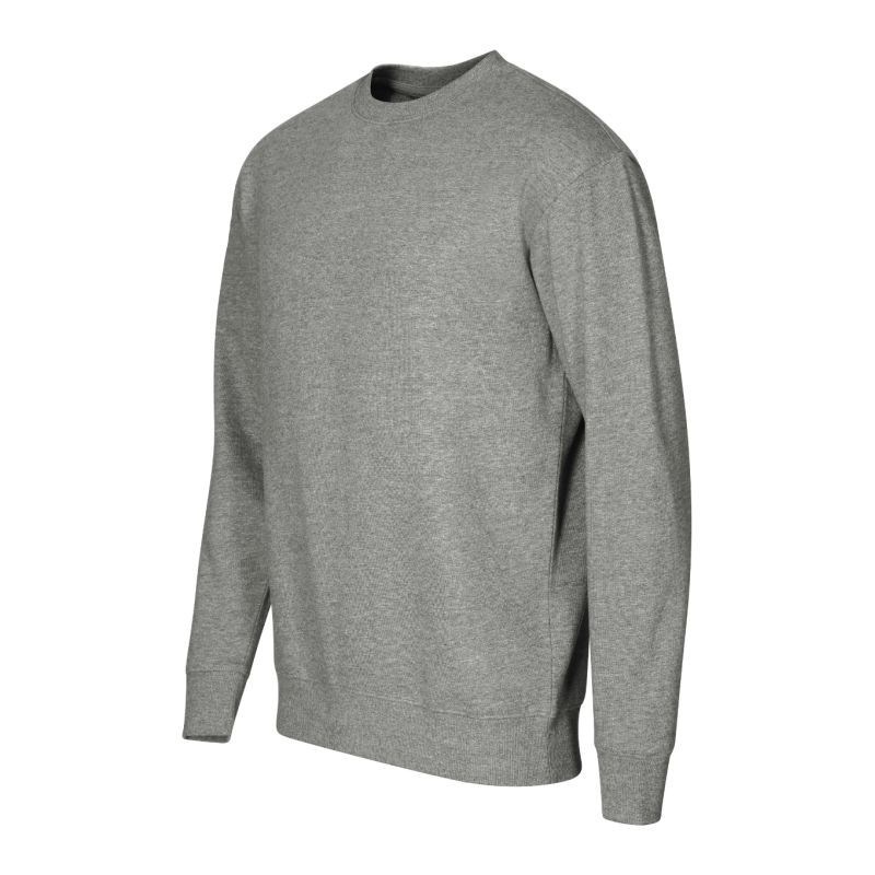 Unisex mikina Crew (tmavě šedá melanž)