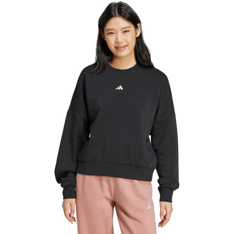 Dámská mikina adidas Essentials Small Logo Feelcozy černá JC5932