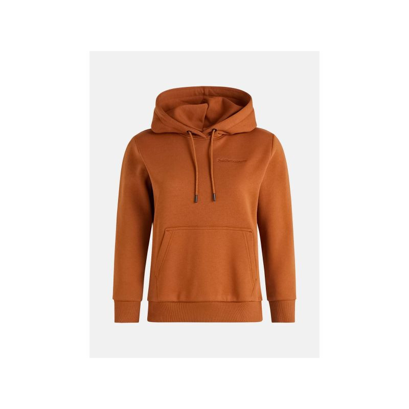 Mikina Peak Performance W Original Small Logo Hoo green - Dámské oblečení mikiny