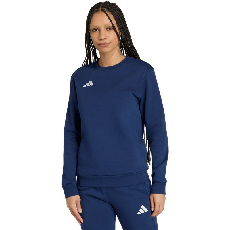 Adidas dámská mikina Entrada 26 Sweat Top navy blue KB3952 - Dámské oblečení mikiny