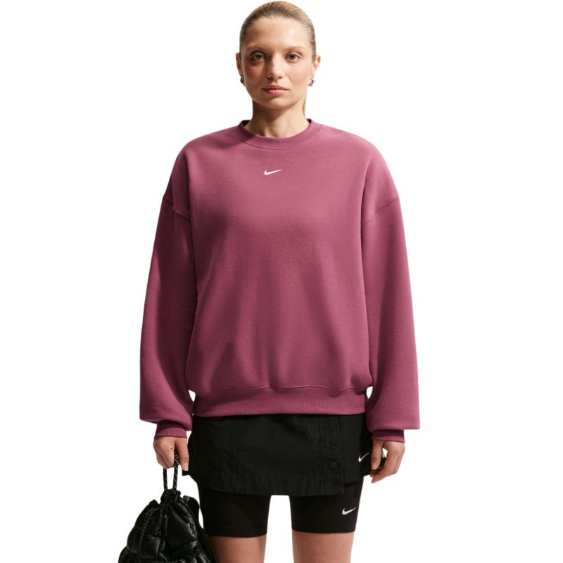 Dámská mikina Nike Studio Fleece, růžová, IM8082 654