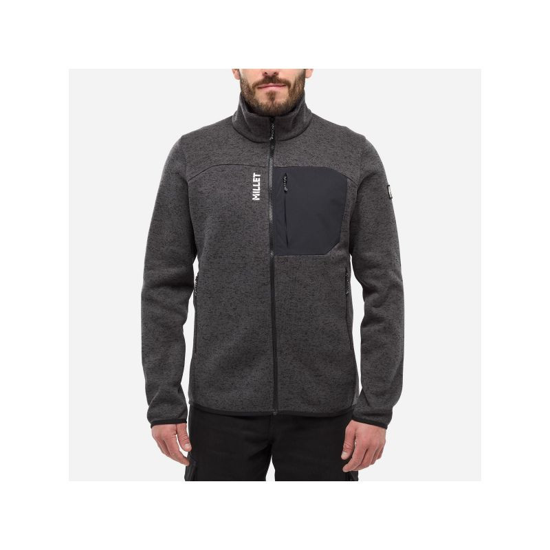 Mikina MILLET M CHAMONIX KNIT JKT černá