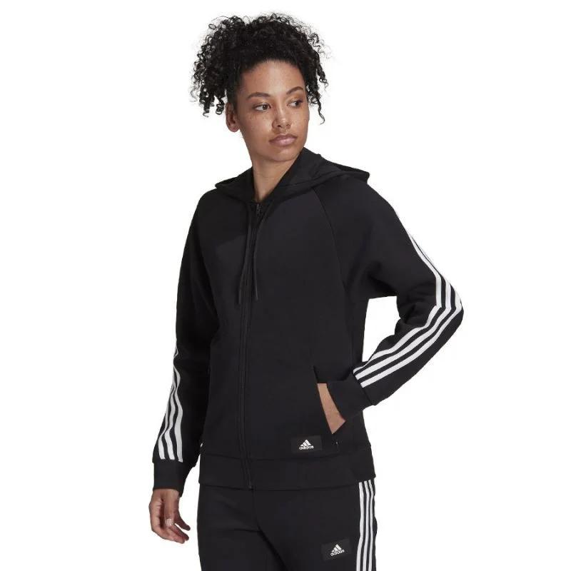 Adidas FI 3 Stripes Celopropínací mikina W H57287 - Dámské oblečení mikiny