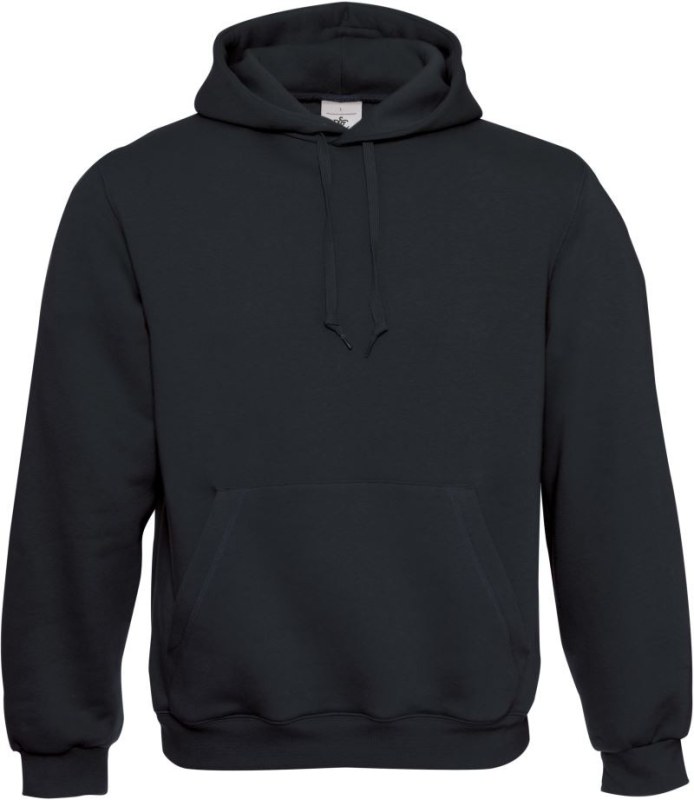 B&C Hooded Mikina s kapucí 01.0620 black