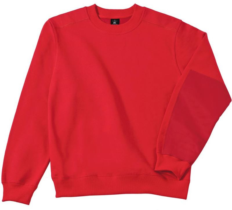 B&C Hero Pro Pracovní mikina 01.0C20 red - Dámské oblečení mikiny