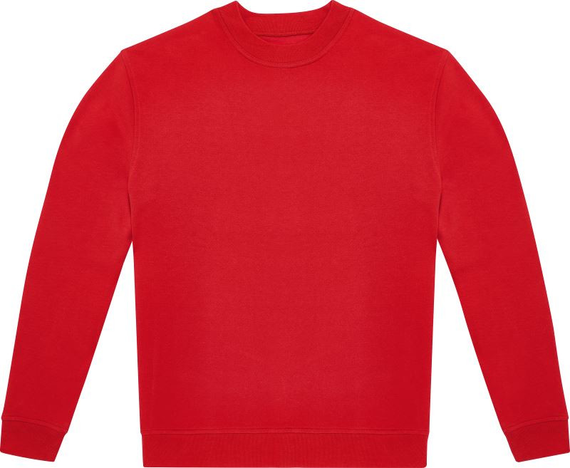 B&C ID.222 Crew Unisex mikina 01.I222 red