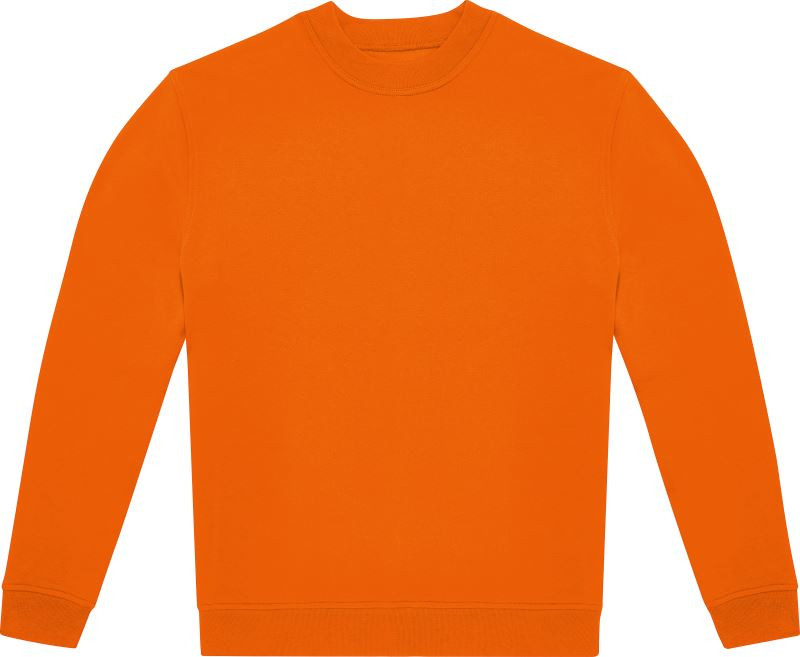 B&C ID.222 Crew Unisex mikina 01.I222 orange