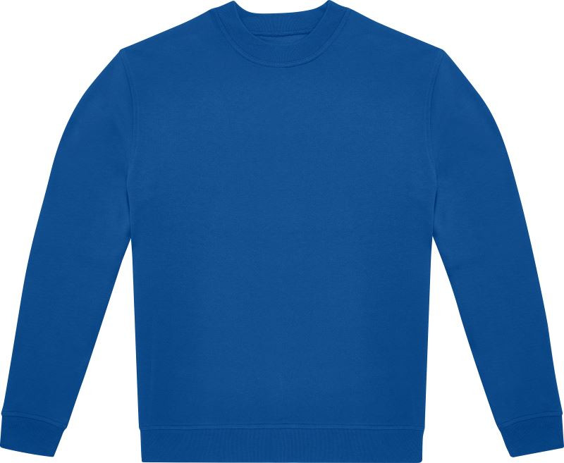 B&C ID.222 Crew Unisex mikina 01.I222 royal blue